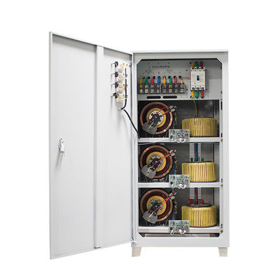 qualidade  Automatic Voltage Regulator 75KVA Three Phase Servo Motor Type Stabilizer AVR TNS SVC 75KW 380V 440V 480V 415V Fábrica