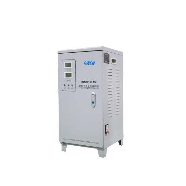 Venda de fábrica 15KVA Estabilizador de tensão de fase única 220V 50HZ 60HZ com medidores digitais