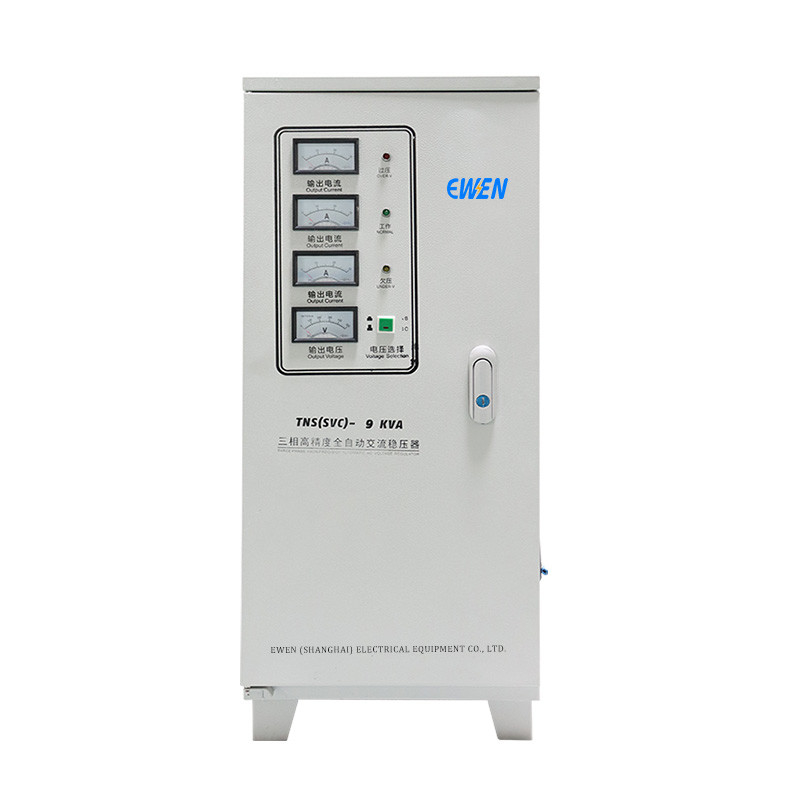 9KVA Estabilizador de tensão trifásico 380V 400V 440V 480V Regulador de potência AC Personalização aceitável