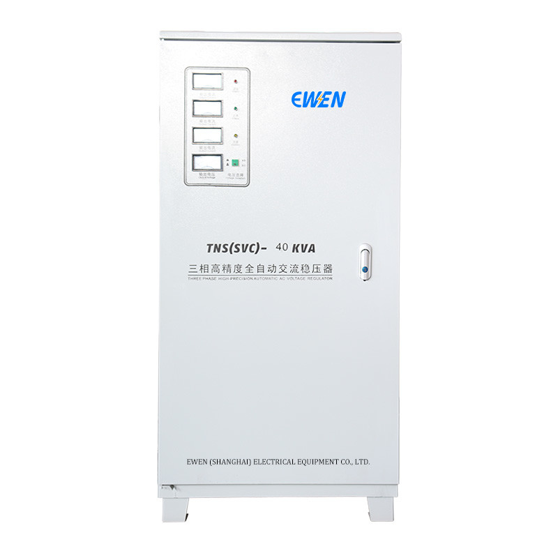 40KVA Estabilizador de tensão industrial de três fases AC Power Servo Regulador automático de tensão 380V 400V 415V 480V