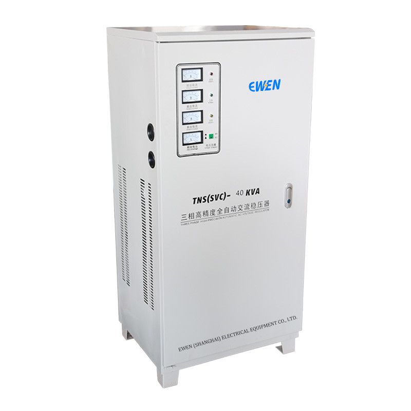 Venda de fábrica Estabilizador de tensão de três fases 40KVA Servo AVR de três fases Regulador automático de tensão 380V 415V 400V