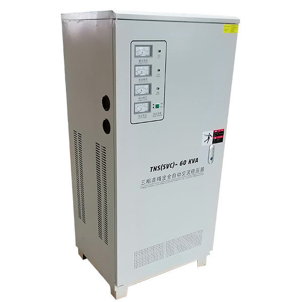 Estabilizador elétrico automático completo trifásico da tensão da C.A. de TNS-60KVA