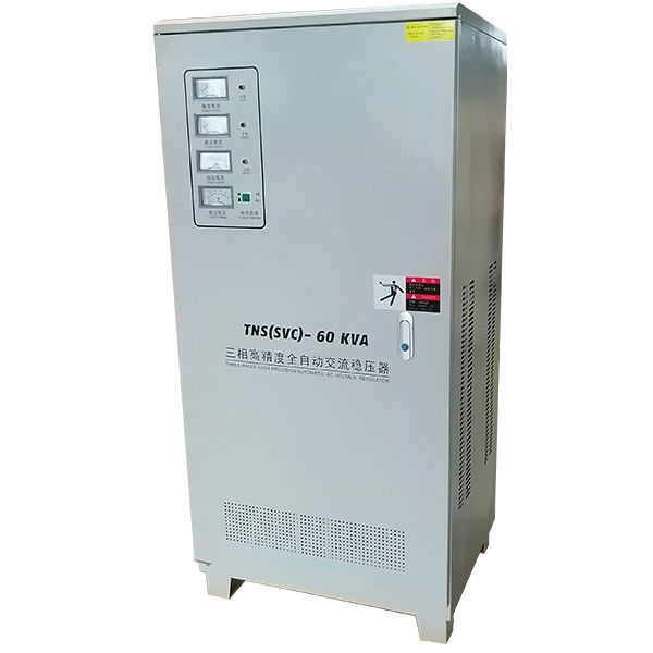 Estabilizador elétrico automático completo trifásico da tensão da C.A. de TNS-60KVA