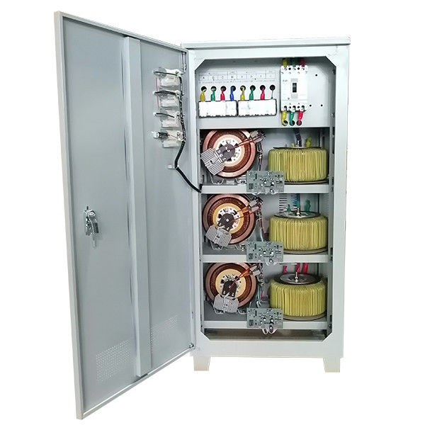 Estabilizador elétrico automático completo trifásico da tensão da C.A. de TNS-60KVA