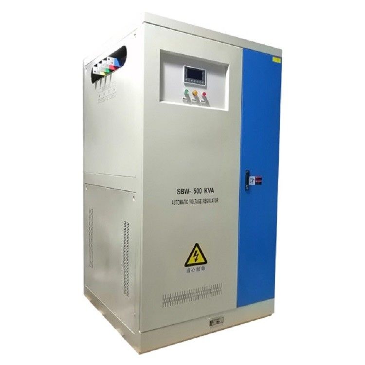 3 regulador de tensão compensado automático industrial do poder superior 500KVA da C.A. de P