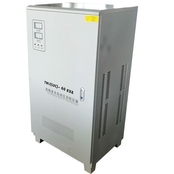 Estabilizador automático da tensão bobina de alumínio/de cobre da fase monofásica da elevada precisão 60KVA