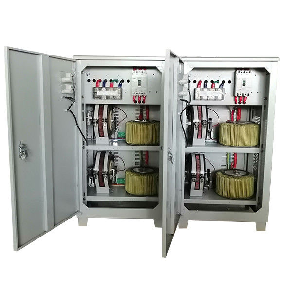 Estabilizador automático da tensão bobina de alumínio/de cobre da fase monofásica da elevada precisão 60KVA