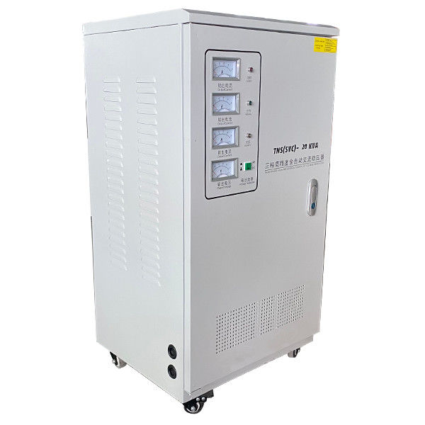 Estabilizador trifásico da tensão de AC Metallic Type Automatic do fabricante da C.A. do servo motor TNS-20KVA
